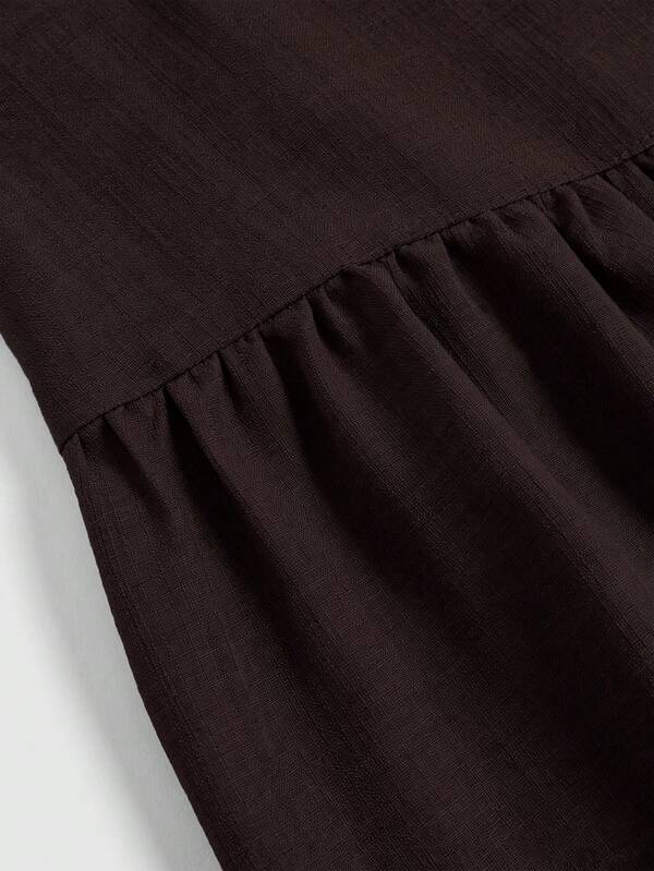 French Draped Wide-Leg Trousers