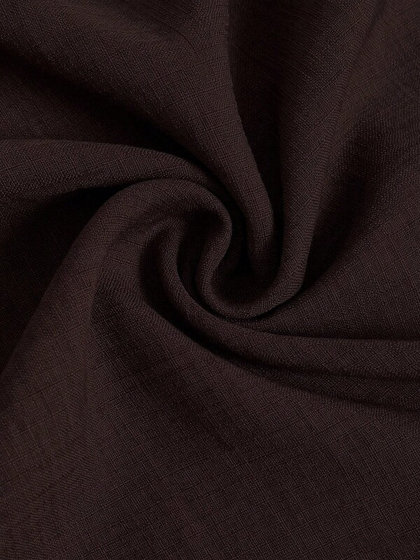 French Draped Wide-Leg Trousers