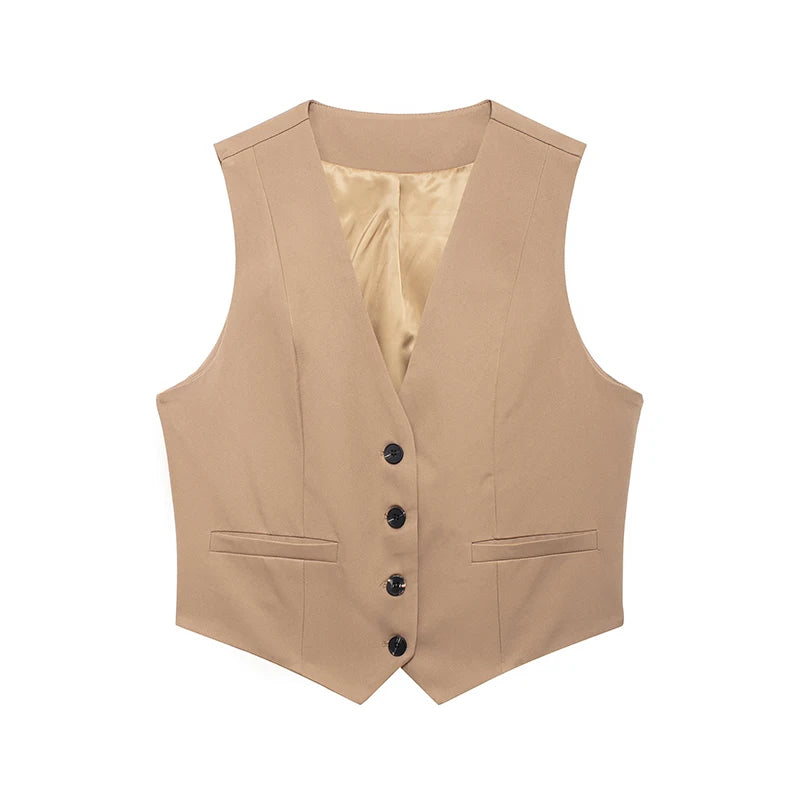 Vintage Single-Breasted Waistcoat
