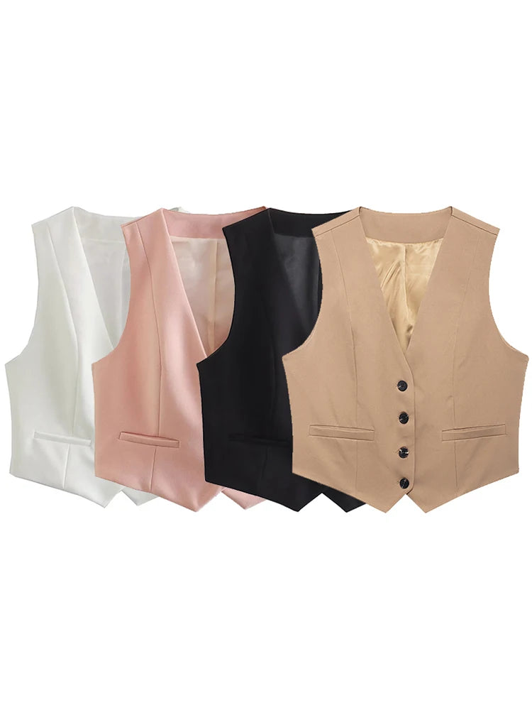 Vintage Single-Breasted Waistcoat