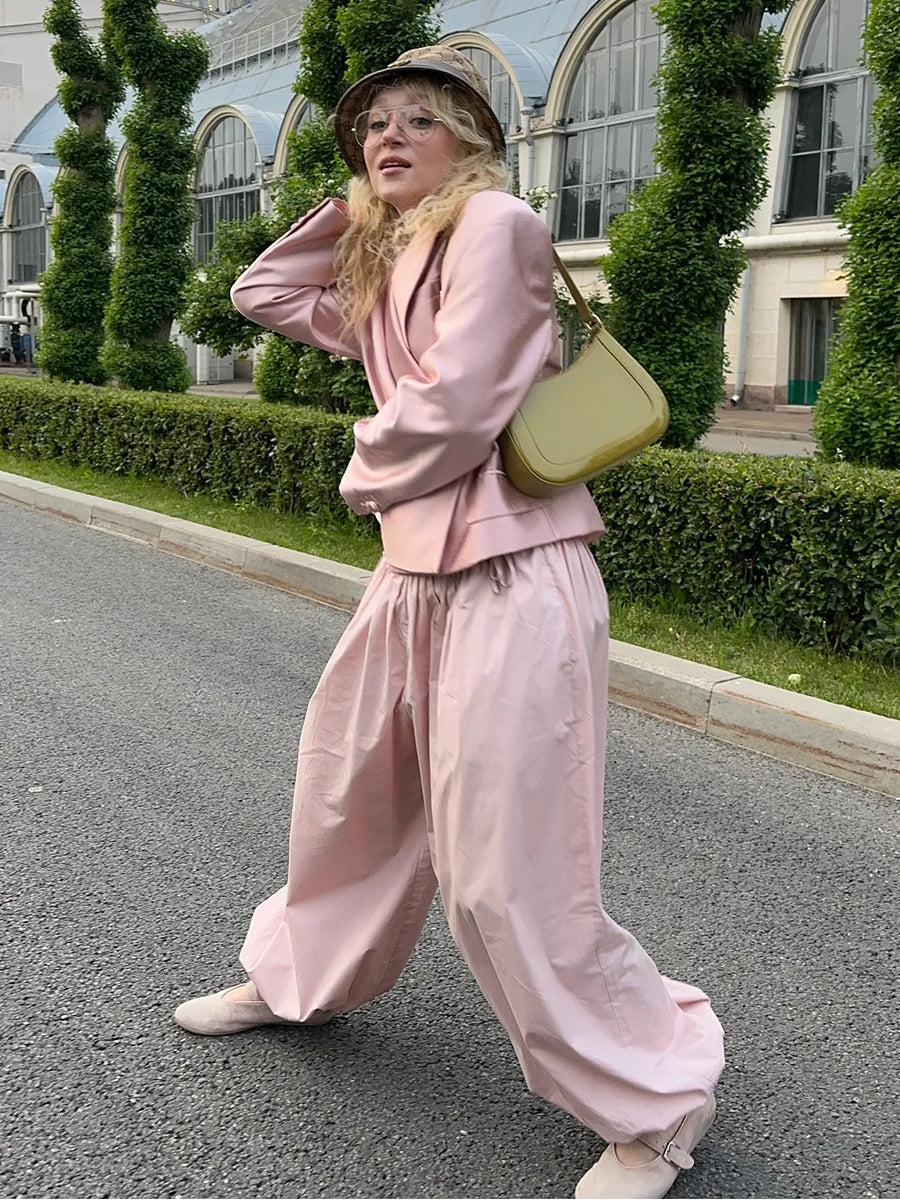 Cotton Lantern Trousers