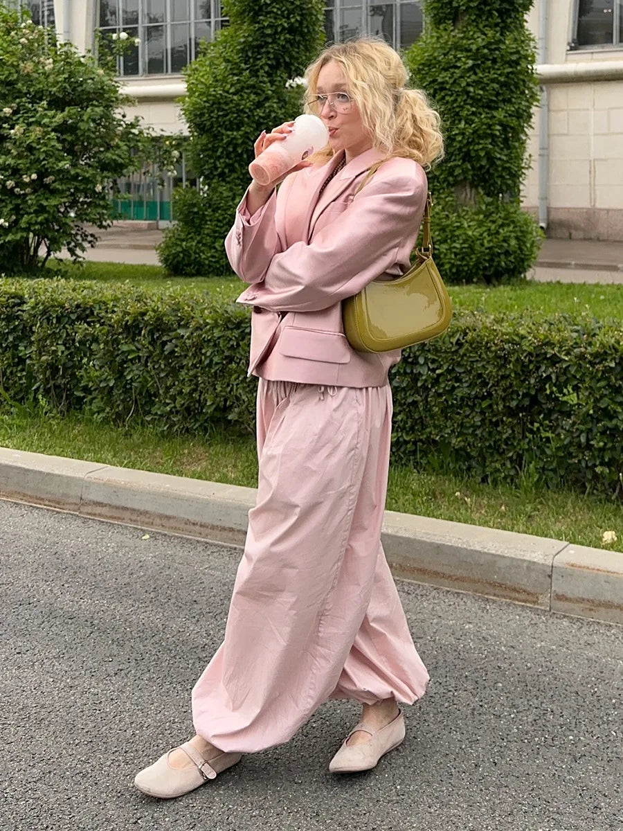 Cotton Lantern Trousers