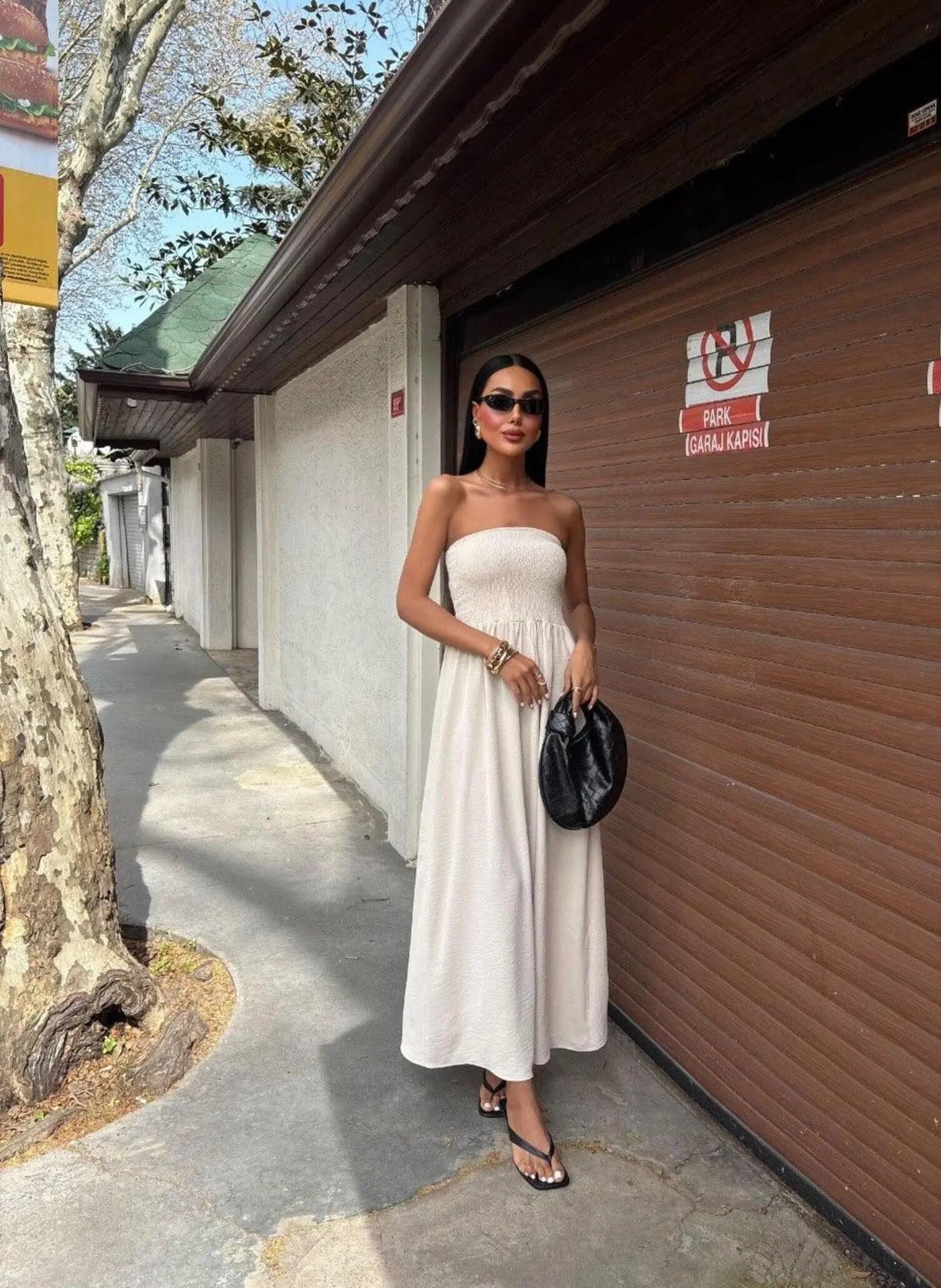 Off-Shoulder Maxi Dress
