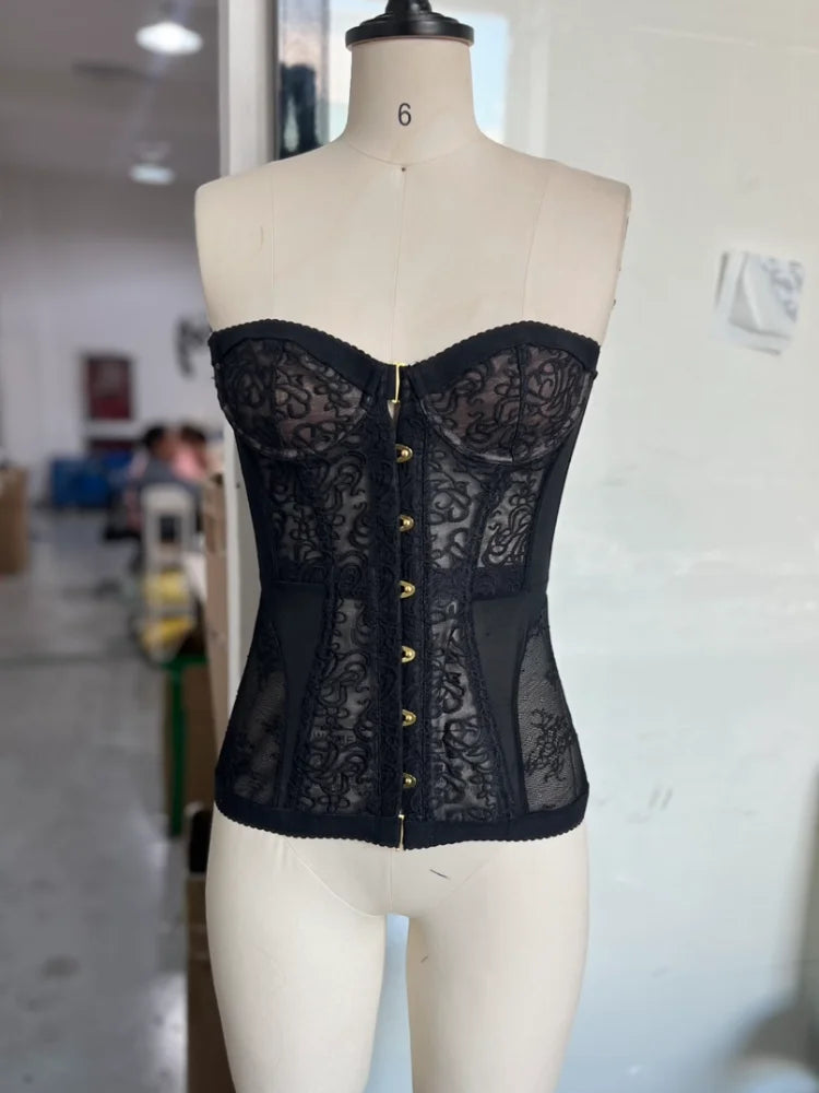 Corset Lace-Up Top