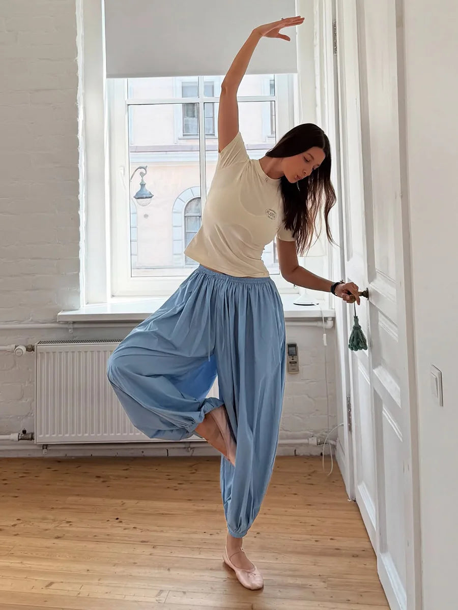 Cotton Lantern Trousers