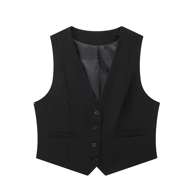 Vintage Single-Breasted Waistcoat