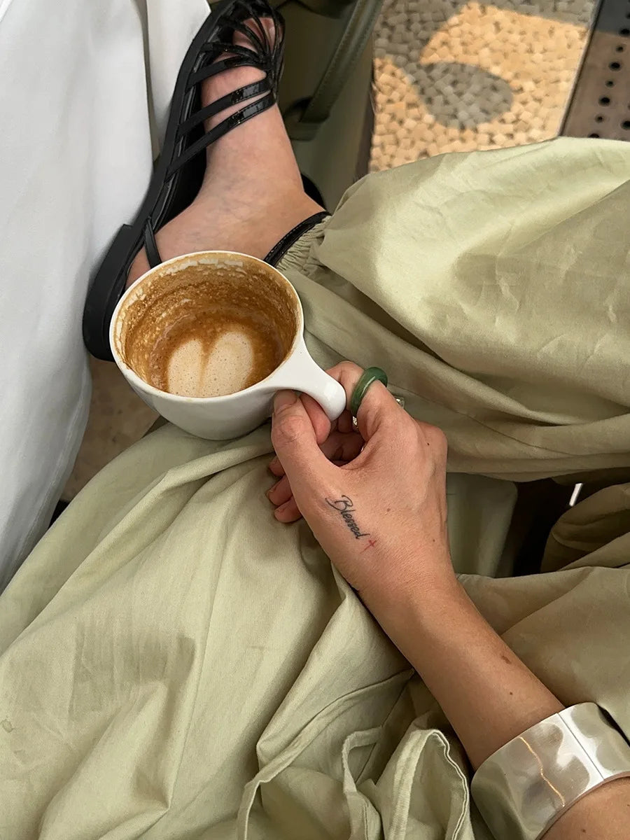 Cotton Lantern Trousers