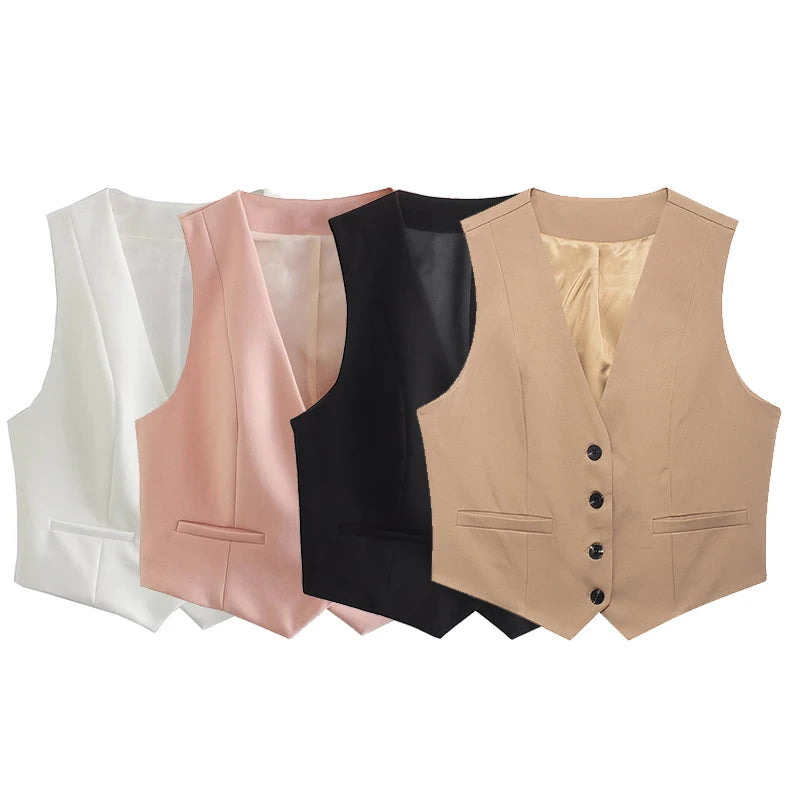 Vintage Single-Breasted Waistcoat