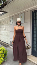 Off-Shoulder Maxi Dress