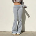 Y2K Low-Rise Flared Trousers