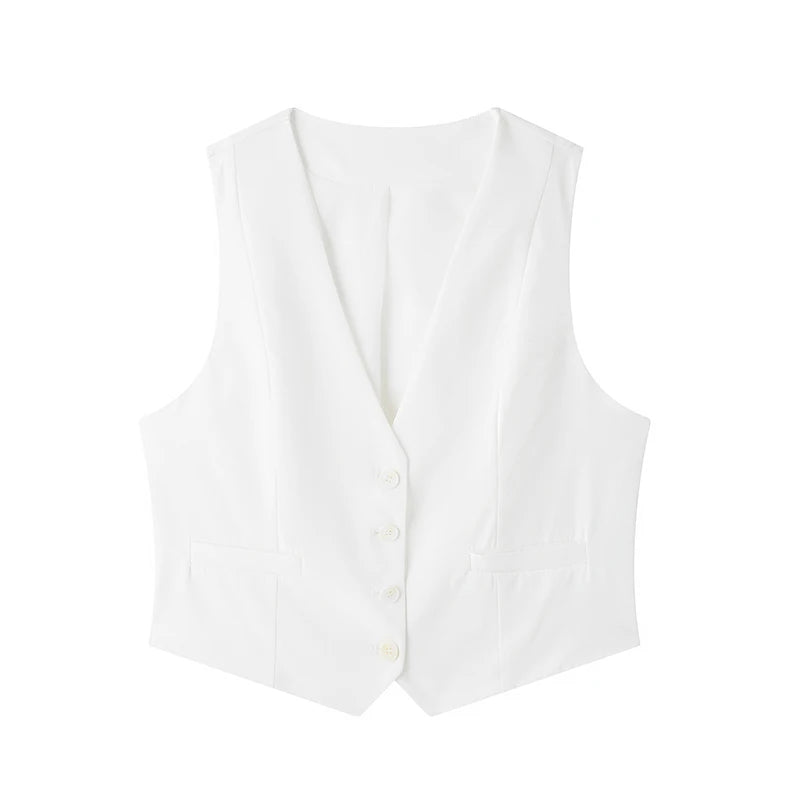 Vintage Single-Breasted Waistcoat