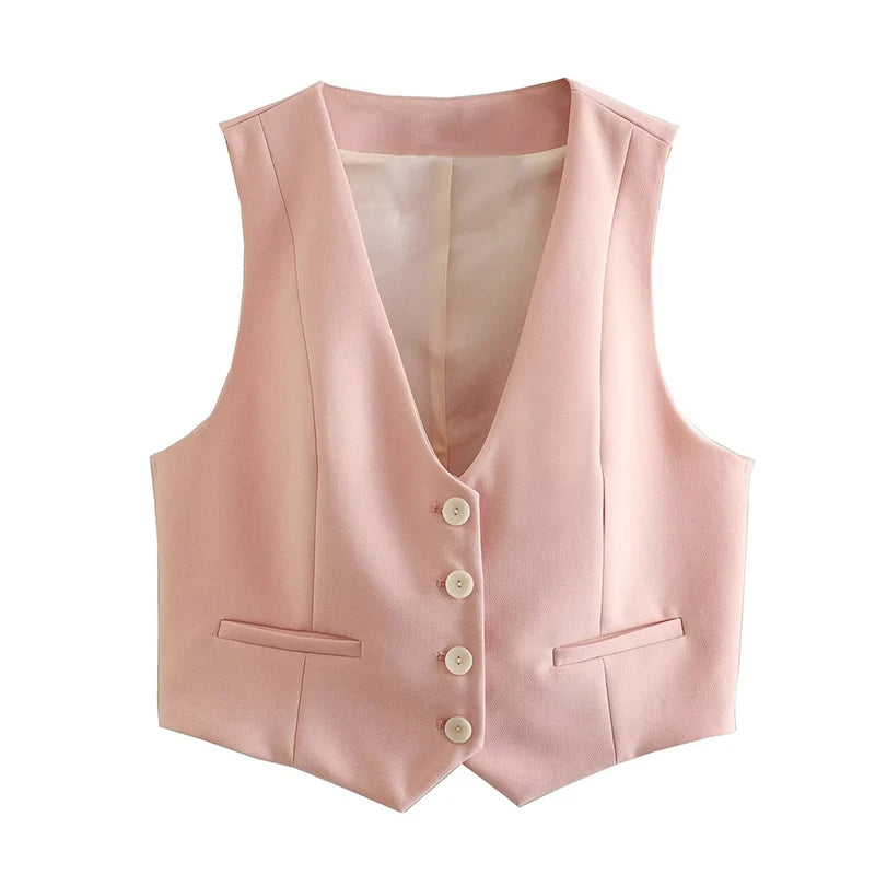 Vintage Single-Breasted Waistcoat