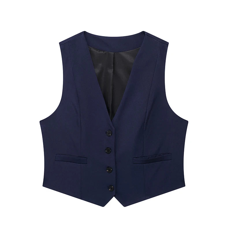 Vintage Single-Breasted Waistcoat