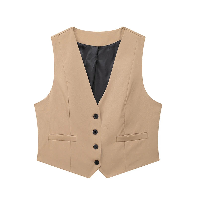 Vintage Single-Breasted Waistcoat