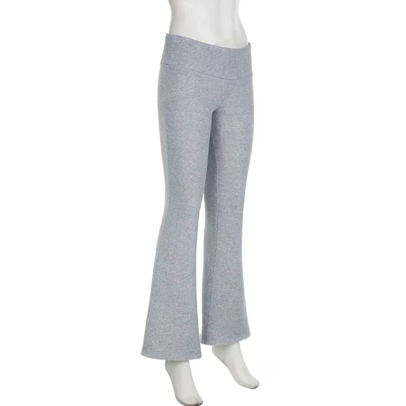 Y2K Low-Rise Flared Trousers