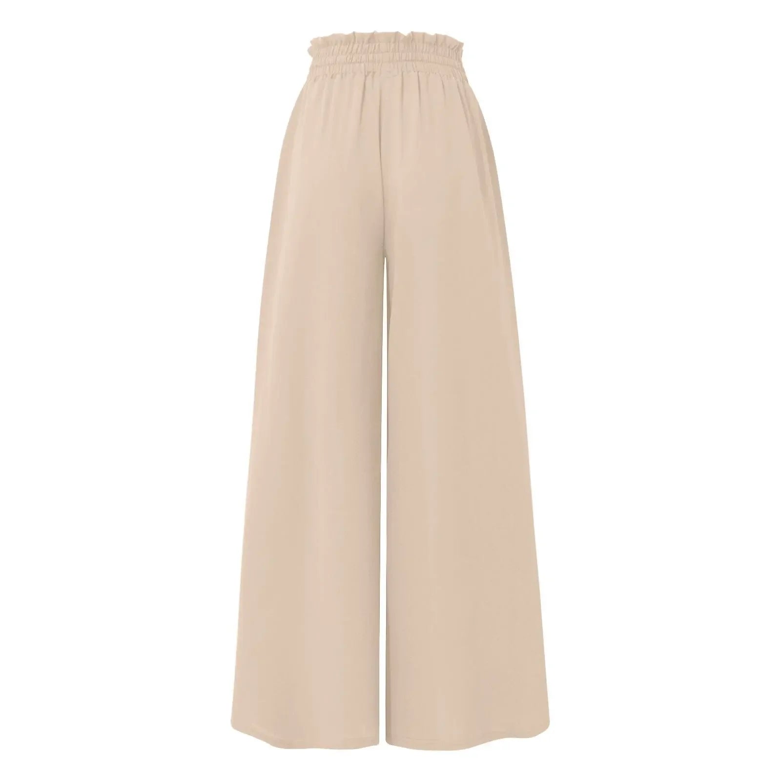 Drawstring Wide-Leg Trousers
